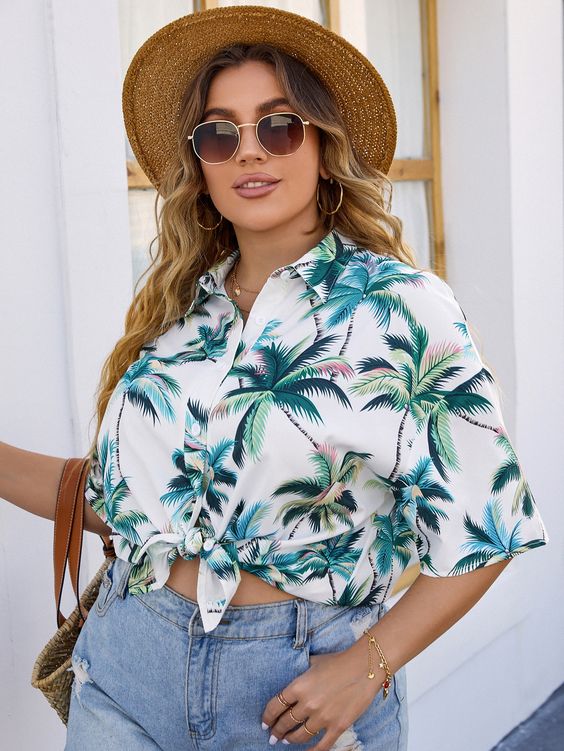 Plus Size Hawaiian Shirt