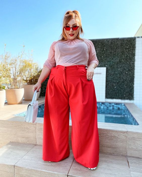 plus size palazzo pants