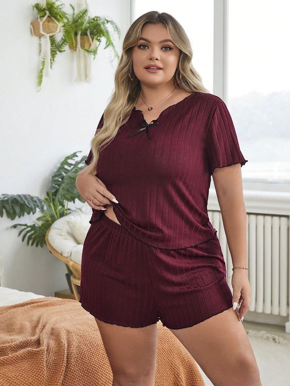 Plus size tshirt sleepwear