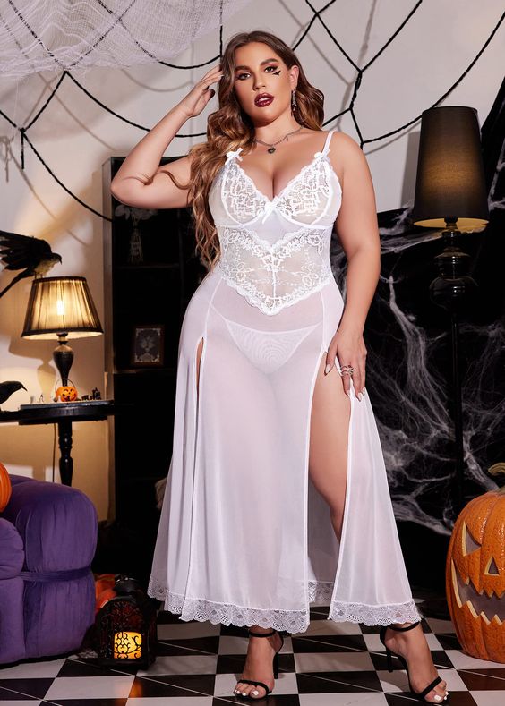 Ladies here we are putting it in plain sight, colorful lingerie on a wedding day is not a no no for any plus size bride