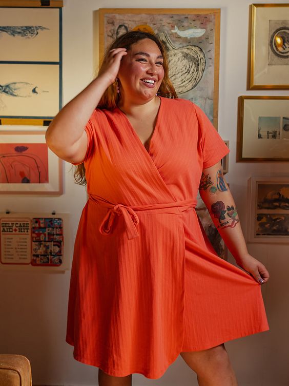 Wrap dresses are an absolute must have if you're looking for plus size apparel after the age of 50