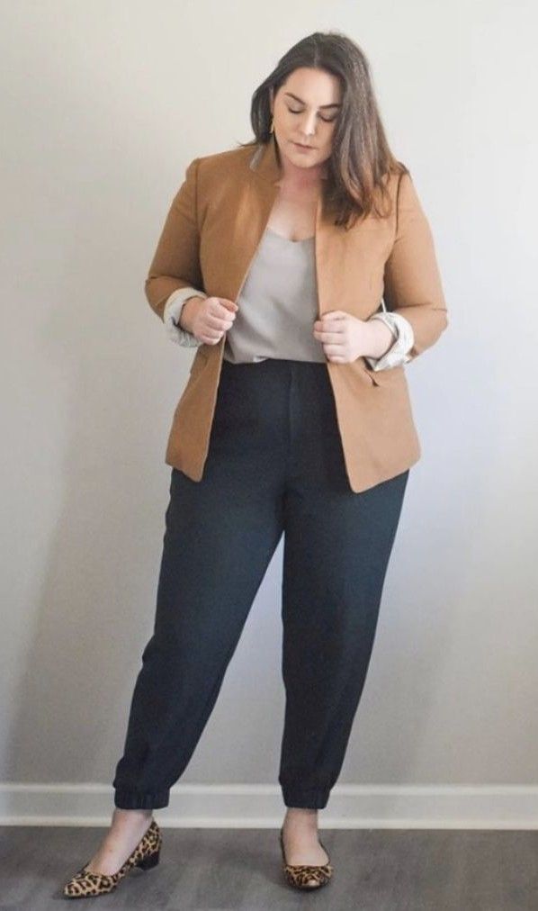 Plus-Size Women Attending a Job